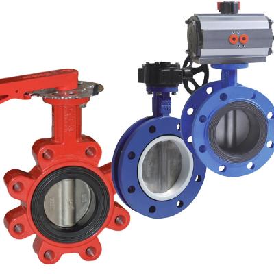 China Best 36 General Resilient Seated Valve Gearbox Butterfly Valves With High Quality for sale