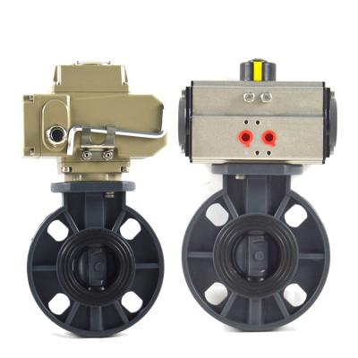 China Wholesale Cepex PVC Plastic Wafer Valves General Hook Style Butterfly Valve With Factory Price for sale