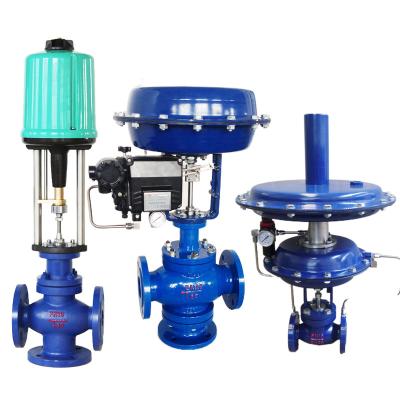 China General high quality single seated chemical pneumatic globe electric valve flow control valves manufacturers for NET/OA/AMS 30 days for sale