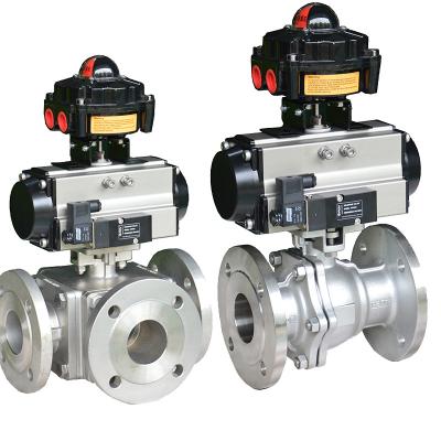 China General Factory SS Manufacturer Control Stainless Steel Pneumatic Actuator Ball Direct Float Valve with Lowest Price for sale