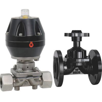 China General Hot Selling Ptfe Suppliers Rubber Lined Diaphragm Valve With 100% Safety for sale