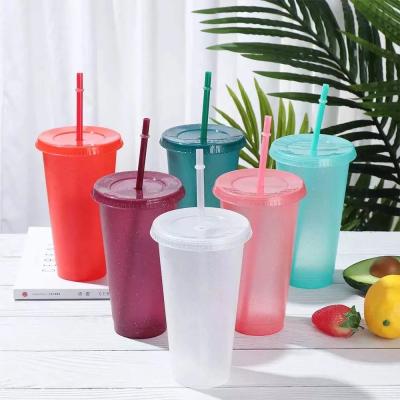 China Viable High Quality Low Price 475ml Color Plastic Double Wall Coffee Cup For Sale for sale