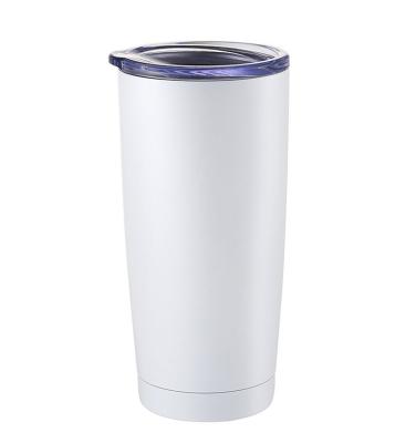 China Viable Wholesale 20oz Sublimation Blanks Stainless Steel Coffee Tumblers Travel Mug With Lid for sale