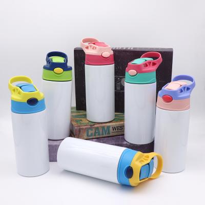 China Stainless Steel Sublimation 12oz Kids Vacuum Mug Viable Insulated Tumbler With Lid for sale