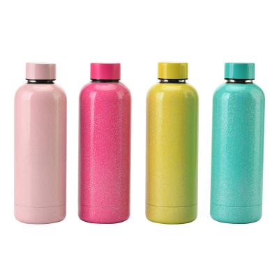 China Viable Customizable Double Wall 500ml Vacuum Flask Stainless Steel Promotional Water Bottle for sale