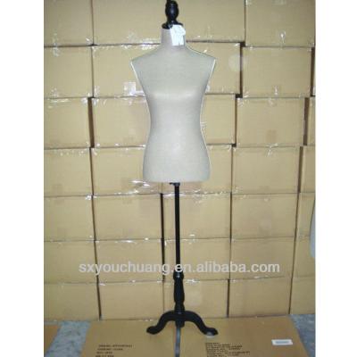 China Newest Design Full Size Half Cloth Female Mannequins Female Dress Form Dress Mannequins for sale