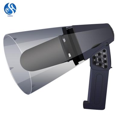 China No Portable Multifunctional 25W Megaphone With Siren USB Tooth And Two Blue Horn for sale