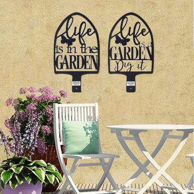 China Europe Europe Inspired Metal Sign Wall Art Decoration Word Wall Hanging Wrought Iron Metal Wall Decor For Living Room for sale