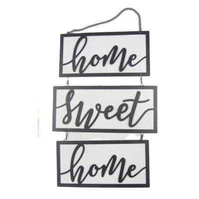 China Retro Europe factory direct sublimation cut sign metal letter soft wall supply premium classy home for sale