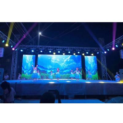 China China Supply 256*128mm P4 4mm LED Outdoor Advertising Screen Giant LED Display Screen for sale