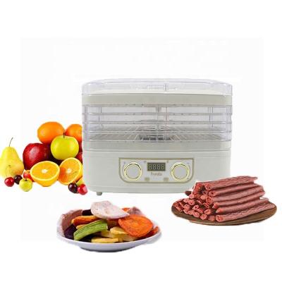 China Temperature Adjustable 5 Layer Electric DIY Food Dryer and Timing Dryer Household Vegetable and Fruit Desiccant Electric Dehydration Machine for sale