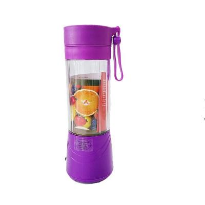 China Rechargeable Anti-Drip USB Smoothie Blender Portable Six Blades With 380ml Travel Bottle for sale