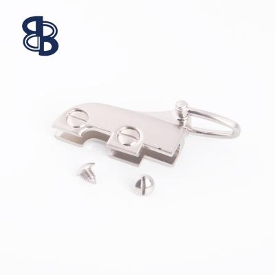 China Purse Metal Bag Edge Clip With Ring for sale