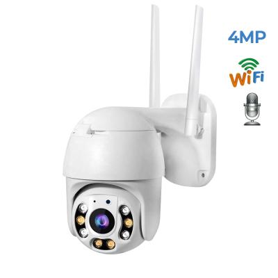 China 2020 New HD 2MP 4MP Home Security Speed ​​Dome PAN-TILT Outdoor Waterproof Cloud CCTV PTZ Wifi Wireless IP Camera for sale