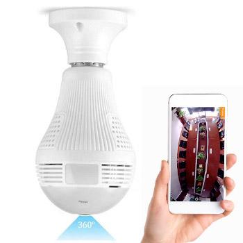 China Hot Sale 1080P 360 HD Wide Angle Panorama Lens Hidden WiFi IP Camera For Home for sale