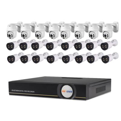 China PAN-TILT 24ch POE 5MP Video Surveillance IP Camera System Watch Set Nvr Kit Cctv Recording Outdoor Phone Video for sale