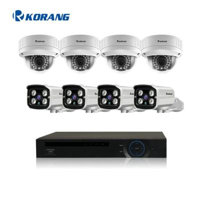 China NIGHT VISION 16 Channel Outdoor H.265 5mp Poe Nvr Kit Cctv Surveillance Ip Security Camera System With Microphone for sale