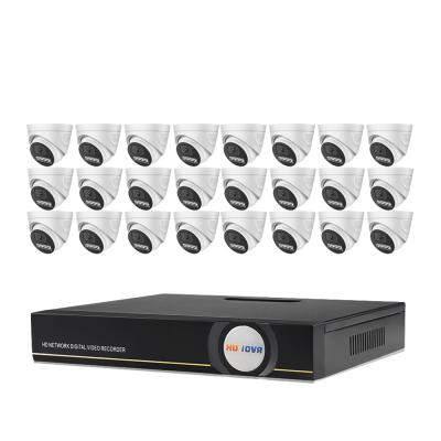 China NIGHT VISION 24CH 5MP POE NVR Kit H.265 IP Camera System with 32CH NVR CCTV Security Video Audio Surveillance System for sale