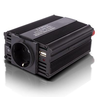 China Alloy universal eu socket approval 300w 600w car inverter 12v 220v for sale