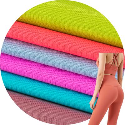 China New Nylon Spandex 82 18 Ball Spandex 82 18 Quick Dry Breathable Skin-friendlyknitted fabric Anti - skin-friendlyknitted nylon spandex fabric for yogawear for sale