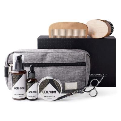 China Home Beard Groomth Kit Box OEM ODM Private Label Beard Care for sale