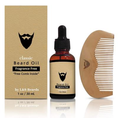 China OEM Private Label Men Home Beard Grooming Kit With Beard Brush And Beard Oil for sale