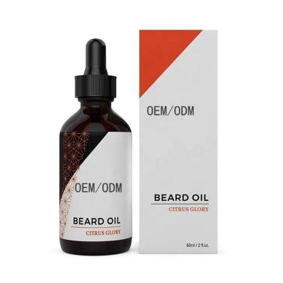 China Moisturizing Organic Private Label Beard Oil Leave In Conditioner Growth Oil For Men's Beard for sale