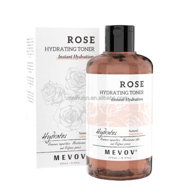 China Organic Skin Rose Water Face Toner Private Label Face Mist Smooth Whitening Hydration Toner for sale