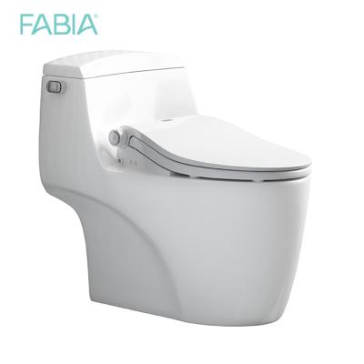 China 2 Piece Automatic Operation Ceramic Luxury Bathroom High Quality Smart Toilet White Smart Tankless Toilet for sale