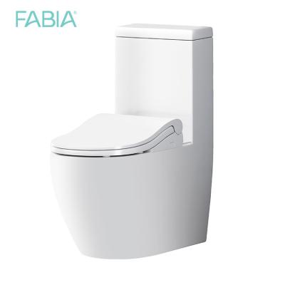 China Modern Sanitary Ware Bathroom One Piece Ceramic Sanitary Ware High Automatic Operation System High Toilet Intelligent WC Smart Toilet for sale