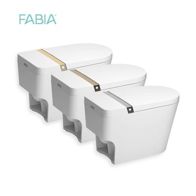 China Wholesale cheap white automatic operation bathroom sensor water closet smart wc heated automatic flush closestool smart toilet for sale