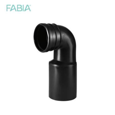 China Modern Modern Bend Pipe Black PVC Wall-Hung Toilet Sewage Elbow WC Drainage Pipe for sale