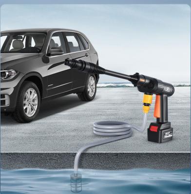 China 888vf high power export portable car wash household 3000mAh car wash station 600w high pressure washer for sale