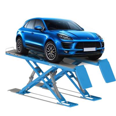 China Exported Hydraulic Scissor Car Lift Electric Car Lift 4 Ton 4 Ton Auto Shop Car Lift for sale