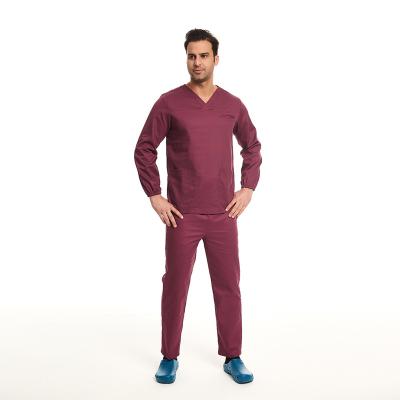 China Hot Sale Male Medical Hospital Nurse Scrub Uniform On Scrubs Wholesale for sale