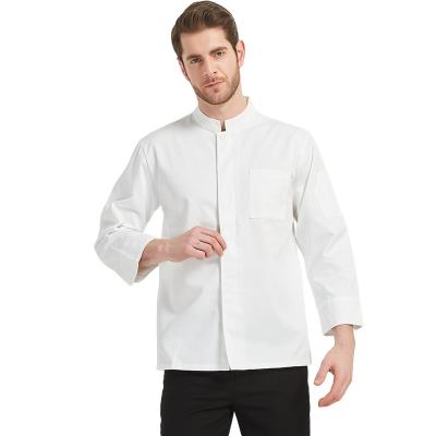 China New Short Coat Men Chef Work Coat Women Chef Jacket Sleeve Top Selling Designs At Good Price for sale