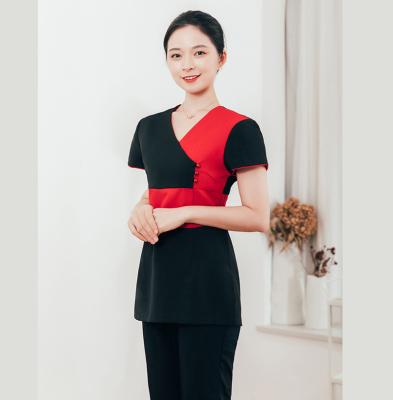 China Well Designed Comfortable Workwear Staff Spa Salon Uniforms And Coveralls At Good Price for sale