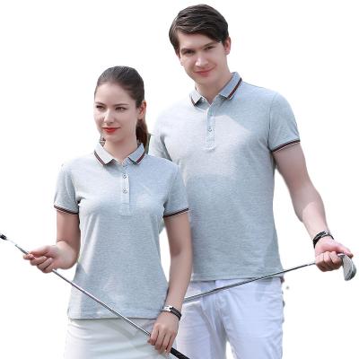 China Breathable; Anti-wrinkle ; anti-pilling; high quality fabric factory wholesale short polo shirt custom printed logo comfortable mens womens breathable clothing for sale