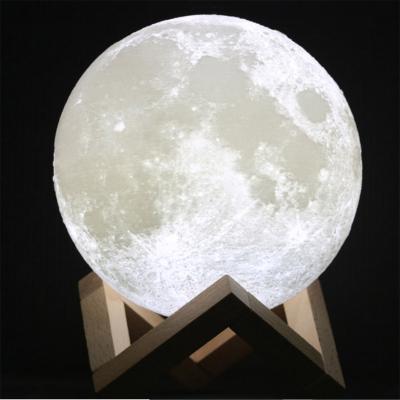 China Decoraion Home Decoration Romantic Rechargeable Moon Lamps Led Night Lights For Bedroom for sale