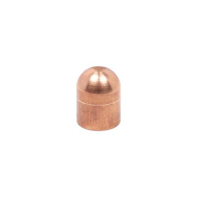 China Hot Recommendation Customized Round Electrode Material 19*25mm Spot Welding Machine Spot Welding Electrode Cap Tip Resistance Welding for sale