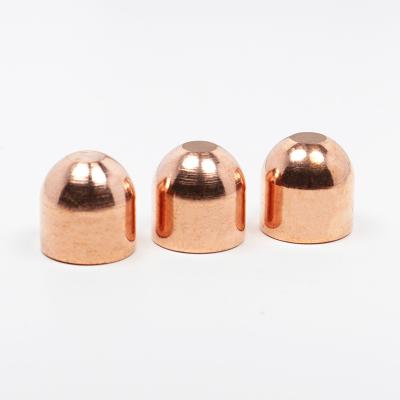 China Spot Welding Machine Good Quality Round Spot Welding Electrode Cap Tip Tip Electrode Material 16*16mm for sale