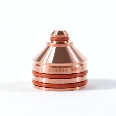 China Copper Tellurium Plasma Cutter Cutter Torch Consumables Nozzle BK277125 For 70A for sale