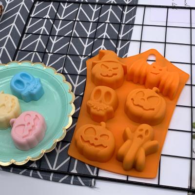 China Peaktop Disposable Hallowmas 100% Food Grade Silicone Cakes Tray Mold for sale