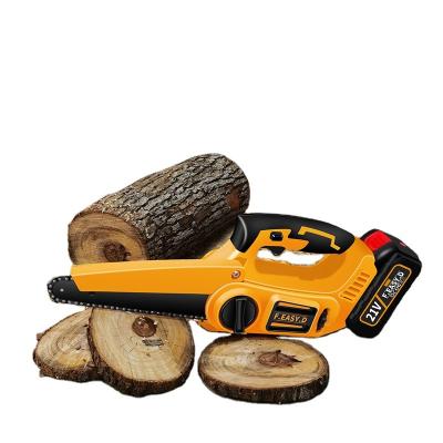 China Anti-slip Rechargeable lithium electric one hand household small electric chain saw for wood outdoor for sale