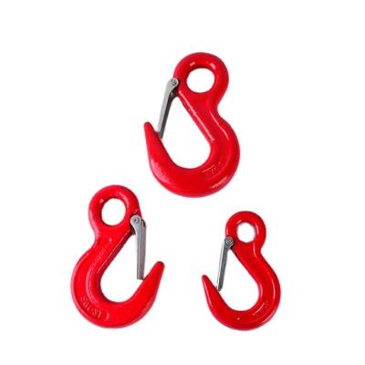 China Hot Selling Heavy Industry Carbon Steel Or Alloy Steel Drop Forged Eye Hoist Hoist Hook for sale