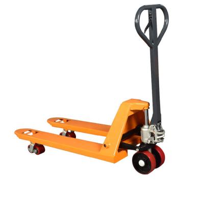 China Wholesale Hotels Heigh Chain Mobile Hydraulic Hand Forklift Good Quality Lifting Pallet Truck for sale