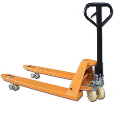 China Hotels Inox Good Quality Small Manual Forklift Hydraulic Pump Yellow Manual Pallet Truck for sale