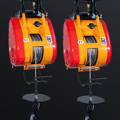 China Building Material Shops Good Prices Single-hole 230kg 220v Portable Miniature Electric Chain Hoist for sale