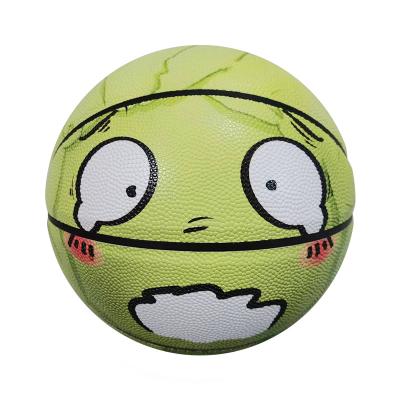 China Leather Size 5 Cheap Customized Green Basketball 6 7 Basketball For Wholesale for sale