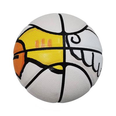 China Hot Selling Custom Logo Sports PU Leather Ball Size 5 Basketball Leather Basketball 6 7 With Low Price for sale